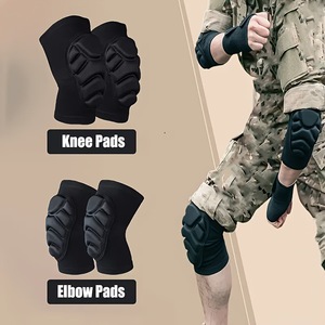 Conjunto de Protección Acolchado para Rodillas y Codos Unisex, Equipo de Nailon Suave para Caza, Cosplay, Baloncesto, Voleibol y Actividades al Aire Libre - Product Image 4