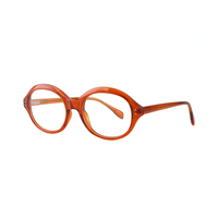 Elegante Montura Óptica Ovalada de Acetato con Aro Completo |   Gafas de lectura de diseño inspiradas en lo vintage, sólidas, transparentes y duraderas