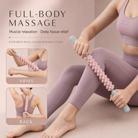 Rouleau de massage musculaire portable avec logo personnalisé, outil de libération myofasciale des tissus profonds, pour athlètes, salle de sport, fitness, récupération après l'entraînement