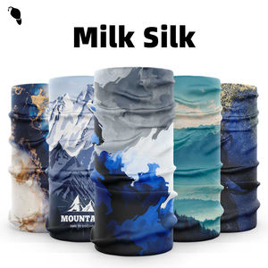 Bandana Tabung Poliester Cetak Sublimasi Logo Kustom, Bernapas, Pelindung UV, Tanpa Jahitan, Penutup Leher, Masker Wajah untuk Aktivitas Luar Ruangan - Product Image 3