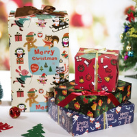 Vente en gros de vêtements recyclables de luxe personnalisés Emballage alimentaire en papier kraft avec fleurs de Noël en chocolat pour emballage