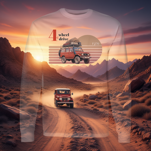 T-shirt a maniche lunghe per avventure fuoristrada con trazione integrale FJ70 - Product Image 3