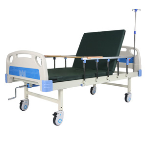 Lit médical manuel Lan Yue avec cadre en fer, lit de réadaptation pour personnes âgées, simple ou double, à bascule, pour chambre à coucher - Product Image 4