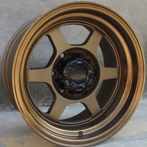Factory 16 inch Off-Road Wheels 6x139.7 Aluminum Alloy Wheels Bronze Brushed Texture ET-0