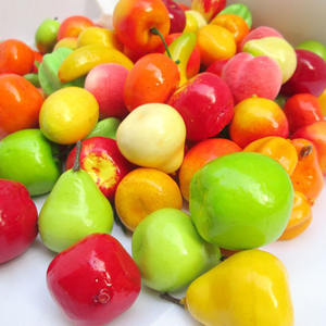 Juguetes de fresa de manzana simulada de espuma de plástico clásica certificada EN71 para ayudas de educación temprana marca QF para niños de 5 a 7 años - Product Image 3