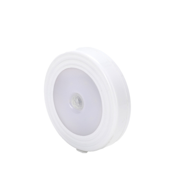 6LED  Sensor  Cabinet Stairs PIR Infrared Motion LED Bulbs Auto on and Off Closet Battery Power for Home Wall Lamp Night Light