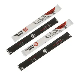 Classic Style Personalized Chopsticks With Custom Logo Portable Disposable Bamboo Sushi Chopsticks