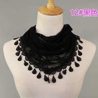 Voile Catholique Dentelle Mantille Espagnole Blanche pour Femmes, 18 Couleurs, Châle d'Église pour Chapelle, Foulard Couvre-Chef pour Messe et Écharpes