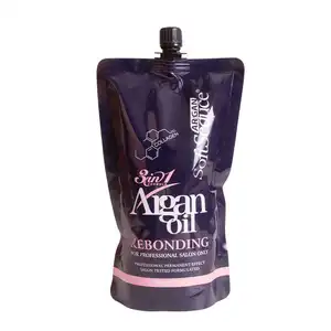 Soiftseduce Label pribadi Salon minyak Argan kualitas 3 in 1 Rebonding untuk meluruskan rambut