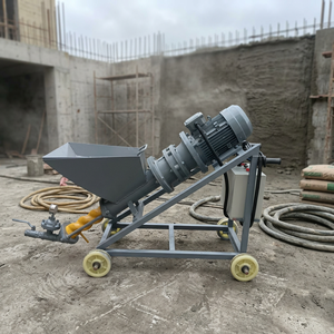 Máquina de Hormigón Proyectado Kwongyip para Decoración de Pequeños Edificios, Bomba de Mortero de Concreto, Distancia de Transporte Horizontal de 30M, Motor de 4KW, 50L - Product Image 2