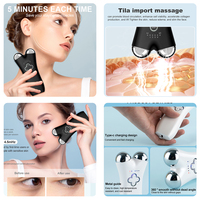 Masajeador Eléctrico Facial y de Cuello, Herramienta Portátil Reafirmante de la Piel para Suavizar la Textura Fina, Dispositivo de Belleza para Luminosidad y Cuidado de la Línea Mandibular