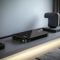 Mini projecteur DLP P09-II Android 9.0 5G WiFi Full HD LED 3D Ready avec batterie intégrée, stéréo HIFI portable