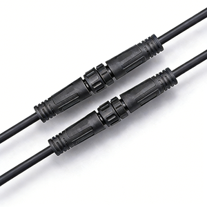 Conector de línea M12 macho y hembra con punta metálica, cabezal de nailon, enchufe de aviación para iluminación de plantas, cable impermeable - Product Image 2