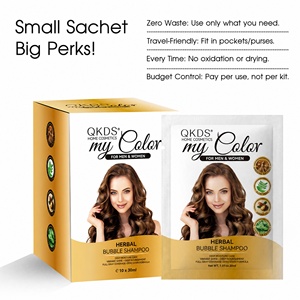 QKDS Mousse de Coloración Capilar Orgánica, Precio Económico al por Mayor, Sin Decoloración de la Piel, Protección Ultra Suave, Uso Diario en el Hogar - Product Image 5
