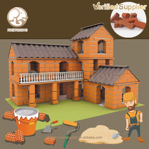 Fourniture d'usine bricolage enfants intérieur playhouse ensemble de construction jouer miniature maison modèle kits jouet maison villa puzzle garçons et filles - Product Image 2