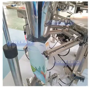 Kantong Plastik Otomatis Putaran Buah Kering Mengisi dan Menyegel Mesin Pengemas Granule Makanan