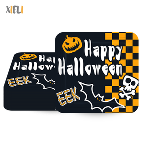 Xieli Vietnam Platos Desechables Con Patrón De Murciélago De Calabaza Para Decoraciones De Vajilla De Fiesta De Halloween - Product Image 1