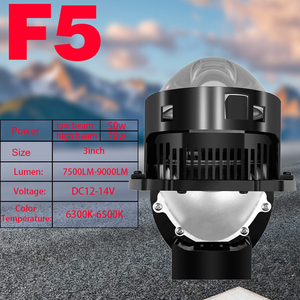 Haute qualité 90W 9000LM bi-LED projecteur phare nouveau modèle F5 K01 K03 KA7 15V 6500K pour véhicules RHD & LHD - Product Image 2