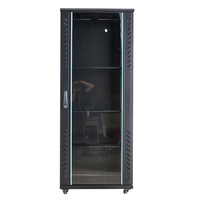 Armoire réseau 42U conçue en usine 19 pouces support de serveur de télécommunications sur pied capacité 4U/6U/12U/42U stock mural de centre de données