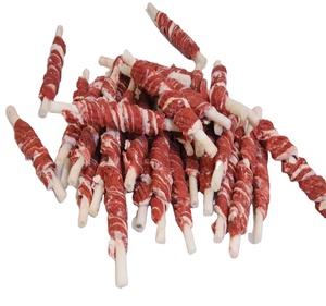 Kar tanesi sığır sarılmış ham deri sopa köpek maması bisküvi evcil hayvan yemeği - Product Image 2