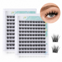 Cils en grappe ultra-doux de 10-13 mm, effet naturel, pour marque privée, vente en gros