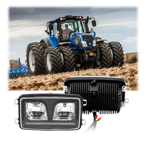Phare LED rectangulaire en aluminium conforme 3x5 pouces ECE R10 34W feux de croisement pour cabine Massey Ferguson Fendt - Product Image 5