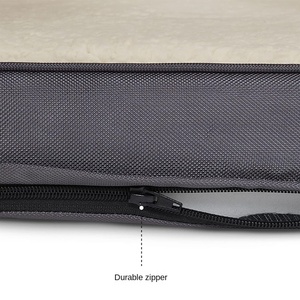 Lit de voyage portable pour <span class=keywords><strong>chien</strong></span> et animal de compagnie, <span class=keywords><strong>tapis</strong></span> en tissu pliable pour siège arrière de voiture, écologique, pour le camping en plein air, coussin de sommeil doux et chaud - Product Image 3