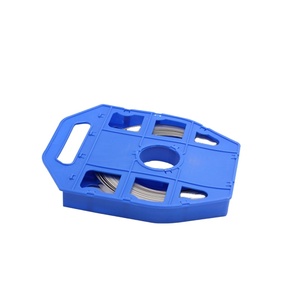 Brida de cable de acero inoxidable caliente 304 Correa de bandas de acero Soporte de poste galvanizado Abrazadera de tensión de cable de caída - Product Image 1