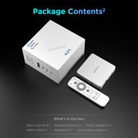 KICIPI KP1 Quad-Core 2GB RAM 32GB ROM Amlogic S905Y4 Android 11 4K für Zertifizierte Dual-Band WLAN Smart TV Box