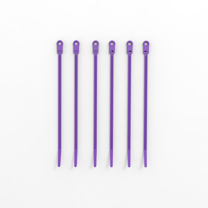 Оптовая продажа, качественные кабельные стяжки, кабельные стяжки с длиной, черные, с фиксирующей рамкой и отверстиями для ногтей - Product Image 6