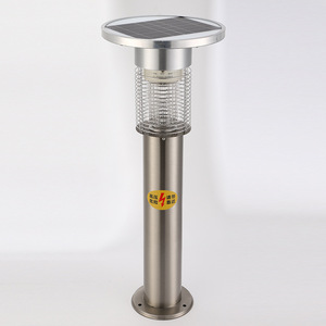 Lampe anti-moustiques LED à énergie solaire 200x580mm, type à choc électrique, pour usage extérieur, jardin et maison - Product Image 1
