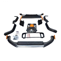 Nouveau Kit Carrosserie Complet en Fibre de Carbone pour Mercedes-Benz Classe G W464 (2018-2023) - Lame Avant/Arrière, Grille, Aileron Arrière - Fixation par Vis - Accessoires 100% Complètes