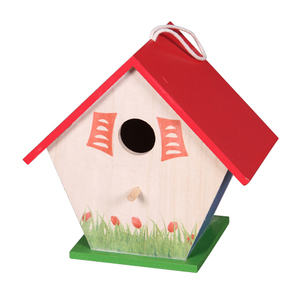 Nichoir à oiseaux en bois non fini personnalisé, nichoir à oiseaux en bois pour l'extérieur - Product Image 6