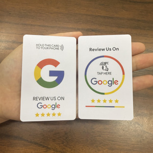 <span class=keywords><strong>Tarjeta</strong></span> NFC con Chip para Reseñas de <span class=keywords><strong>Google</strong></span>, para Pequeñas Empresas, Resistente al Agua, Obtenga Más Reseñas de Clientes, Impresión a Doble Cara - Product Image 2