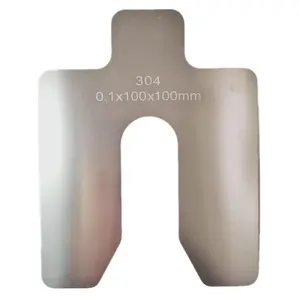 laser cutting stainless steel regulating shim for alignment equipment shims