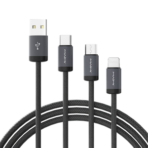 Câble de charge rapide USB-C tressé en nylon avec logo personnalisé Maimi pour téléphones mobiles <span class=keywords><strong>Android</strong></span> - Product Image 1