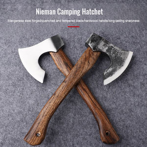فأس نيمان توماهوك محمول للتخييم والبقاء على قيد الحياة في الهواء الطلق، مصنوع من الفولاذ المقاوم للصدأ عالي الكربون، 990 جرام، بشعار مخصص بالجملة - Product Image 2