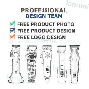 Lanumi 989 Professional Men's Rechargeable Hair <strong>Trimmer</strong> Cordless Hair <strong>Trimmer</strong> Machine with Stainless Steel Ceramic Blade - Product Image 5