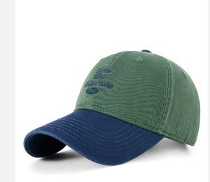 Nouveauté, casquette de baseball en coton à 6 panneaux, non structurée, unisexe, pour l'extérieur, avec logo brodé personnalisé bicolore, casquette décontractée pour adultes, casquette de papa - Product Image 4