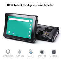 Tablette robuste Android 13 RTK AT-10A Pro 10,1 pouces pour tracteur agricole avec bus CAN RS232, AHD, RJ45, GPIO, sortie d'alimentation ACC