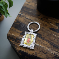 2025 nouveau Style chrétien religieux Bible porte-clés Offset imprimé métal porte-clés