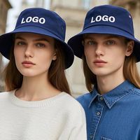 Personnalisable unisexe Logo seau chapeau 3D broderie pêcheur casquette Sports de plein air fête voyage quotidien décontracté affaires Protection solaire