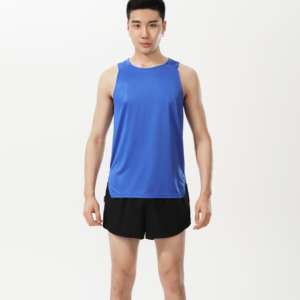 Vente en gros de débardeurs de gym décontractés pour hommes, vêtements de sport de style gilet d'été, débardeurs à col rond et coupe légère pour hommes - Product Image 1