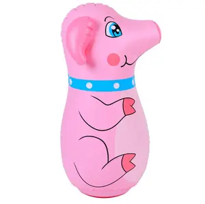 Piggy Opblaasbare Bokszak Voor Kinderen Outdoor Water Speelgoed Opblaasbare Sprinkler Voor Kinderen Bop Bag Opblazen Ponsen Speelgoed