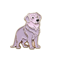 Badges personnalisés pour animaux de compagnie, chiens, plaqués noir, émail souple, sérigraphiés, écussons et épingles de revers personnalisées