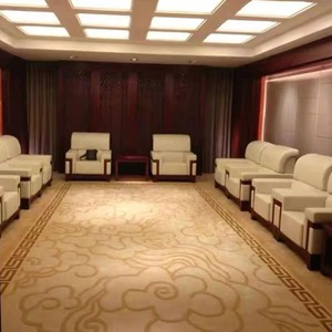 Alfombras belle conception usine OEM bureau sol mosquée tapis rouleau - Product Image 2