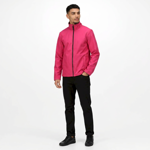 Autumn Soft Shell <b>Canvas</b> Stand Collar Front Logo Waterproof Men's Jacket 2026 Outdoor Street Wear - Product Image 1
