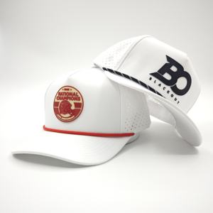 Parche Personalizado con Logotipo, 5 Paneles, Perforado con Láser, Impermeable, Ajustable, con Impresión Digital Dobby Dot, de Secado Rápido, para Golf - Product Image 6