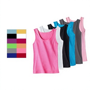 KIWTT03 Men's Casual Sport Tank <b>Top</b> Plus Size Cotton Gym Breathable Eco-Friendly Summer Yoga Fitness Workout Jersey Embroidery - Product Image 1