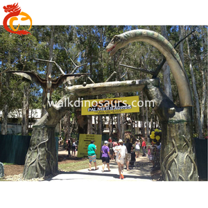 Personnaliser dinosaure parc d'attractions dinosaure bouche porte porte grande période jurassique dinosaure parc porte d'entrée à vendre - Product Image 3